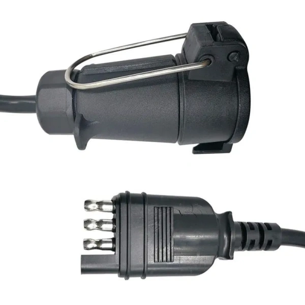 фото Переходник для розетки фаркопа (Америка "США" - Европа) «с 4 на 7 контактов»