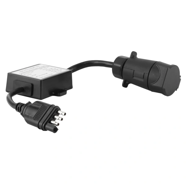 фото Переходник для розетки фаркопа (Америка "США" - Европа) «с 4 на 7 контактов»