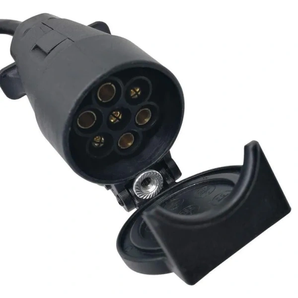 фото Переходник для розетки фаркопа (Америка "США" - Европа) «с 4 на 7 контактов»