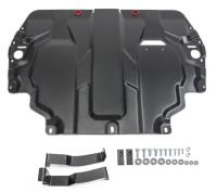 Защита картера двигателя и кпп Автоброня для Seat Altea, V - 1,6i; 2,0TDI; 2,0TSI 2004-2014