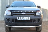 Защита переднего бампера d76 (секции) FORD RANGER 2011-