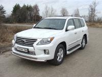 Решётка радиатора 16 мм для Lexus LX 570 2012-2015 (кроме F-Sport)