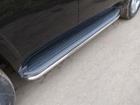 Защита порогов 42,4 мм для Chevrolet Tahoe 2016-