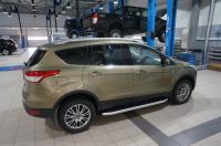 Пороги алюминиевые (Alyans) Ford Kuga (2013-)