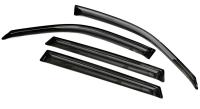 Дефлекторы боковых окон BMW X5 (2013-) 4дв (темный)
