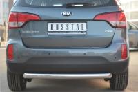 Защита заднего бампера d76 (дуга) KIA Sorento 2012-