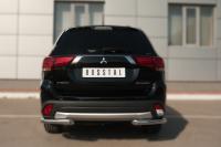 Защита заднего бампера уголки d63 (секции) MITSUBISHI Outlander 2015-2017