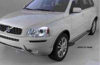 Пороги алюминиевые (Topaz) Volvo (Вольво) XC90 (2006-)