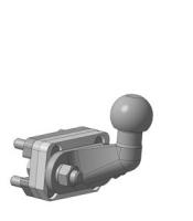 Фаркоп Bosal - Oris - Weso для Tank 500 (2021-), видимый подрез бампера