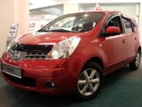 Дефлектор капота Nissan Note (Ниссан Ноут) (2005-2009) (темный)