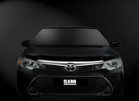 Дефлектор капота Toyota Camry (2014-) темный