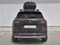 Защита заднего бампера d75х42 дуга RENAULT KOLEOS 2017-