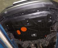 Защита Альфеко для картера двигателя и кпп Hyundai Creta (2016-) на пыльник