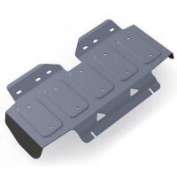 Защита радиатора Rival для Nissan Patrol 2010-н.в., алюминий 4 мм, без крепежа, 3.4121.1