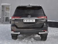Защита заднего бампера уголки d63 секции d42 секции TOYOTA FORTUNER 2017-