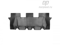 Автомобильные коврики Норпласт для Hyundai Santa Fe (2018) (7 мест) (3 ряд)