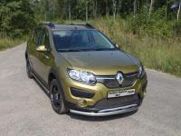 Защита передняя нижняя 60,3 мм для Renault Sandero Stepway (5S) 2014-2018