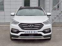 Защита переднего бампера d42 секция HYUNDAI SANTA FE PREMIUM 2015-2017