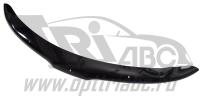 Дефлектор капота Kia Rio (Киа Рио) (2011-) (темн.)