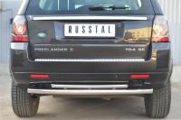 Защита заднего бампера d63 (дуга) d42 (дуга) LAND ROVER Freelander 2 2012-