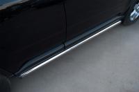 Пороги труба d63 (вариант 2) NISSAN X-Trail 2011-2014