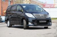 Защита переднего бампера труба d60,Toyota Alphard 2012-
