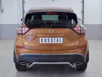 Защита заднего бампера d42 волна под машину NISSAN MURANO 2016