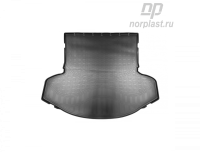 Автомобильный коврик багажника Норпласт для Mazda CX-9 II (2017) (5 мест) (сложенный 3 ряд), полиуретановый