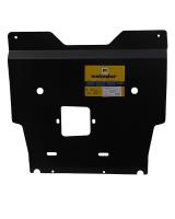 Защита Motodor для картера, кпп и дифференциала (три части) Toyota Land Cruiser 120 Prado (2002-2009)