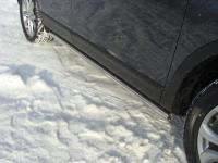 Пороги труба 60,3 мм для Mazda CX-9 2013-2017