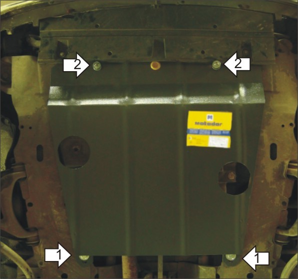 Фото Защита Motodor для картера и кпп Renault Clio (1998-2005)