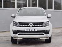 Защита переднего бампера d63 секция-d63 уголки VOLKSWAGEN AMAROK 2016-