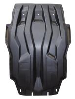 Композитная защита картера, АКПП и раздатки (из 2-ух частей, с сеткой) Toyota  Land Cruiser 200 (2007 по наст.)