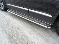 Пороги с площадкой 42,4 мм для Haval H6 2015-