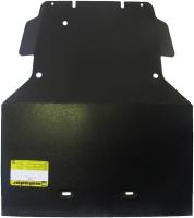 Защита Motodor для картера, кпп, радиатора и дифференциала (2 части) Toyota Land Cruiser 100 (1997-2002) (уст-ся при отсутствии штатной защиты)