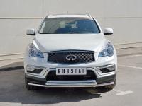 Защита переднего бампера d42 секция-d42 дуга INFINITI QX 50 2016-2018