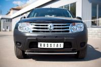 Защита переднего бампера d42 (дуга) RENAULT Duster 4x2 2011-2014