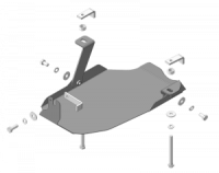 Защита зад. Дифференциала стальная Мотодор KIA Sorento Prime 2015-2020