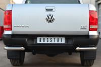 Защита заднего бампера уголки d63 VOLKSWAGEN Amarok 2009-2015