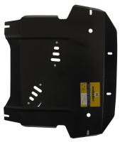 Защита Motodor для картера, кпп и РК (три части) Mitsubishi Pajero Pinin (1999-2005)