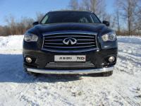 Решетка радиатора 16 мм для Infiniti QX 60 (JX35) 2013-2016