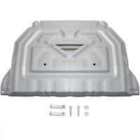 Защита картера и КПП Rival для Mitsubishi Outlander 2012-2015 2015-2018 2018-н.в., алюминий 4 мм, с крепежом, 333.4036.1