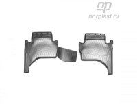 Автомобильные коврики Норпласт для Mitsubishi L200 (2015) (зад), полиуретановые