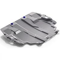 Защита картера и КПП Rival для Volkswagen Caddy 2015-н.в., алюминий 4 мм, с крепежом, 333.5855.1