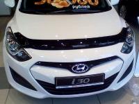 Дефлектор капота Hyundai i30 (2012-) (темный)