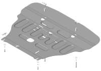 Защита стальная Мотодор Hyundai Staria 2022-
