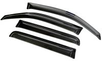 Дефлекторы боковых окон Volkswagen Amarok (Амарок) (2010-) (4шт.) (темн.)