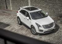 Пороги алюминиевые Rival "Premium-Black" для Cadillac XT5 2017-
