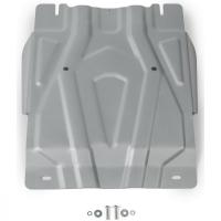 Защита КПП Rival для Mitsubishi L200 2015-н.в., алюминий 4 мм, с крепежом, 333.4047.2