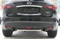 Защита заднего бампера d42 INFINITI FX 35-50 2009-2012